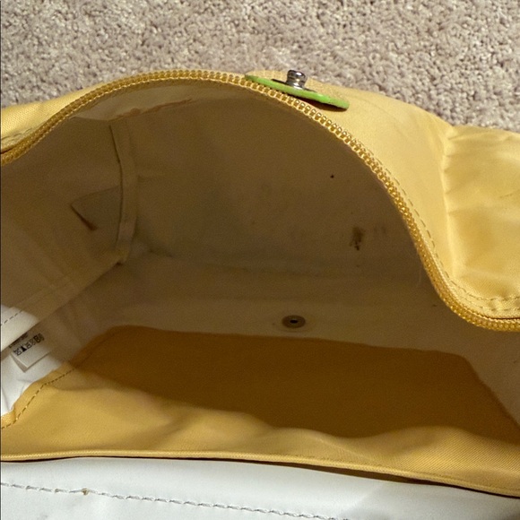 Longchamp Yellow Nylon Backpack main image 4